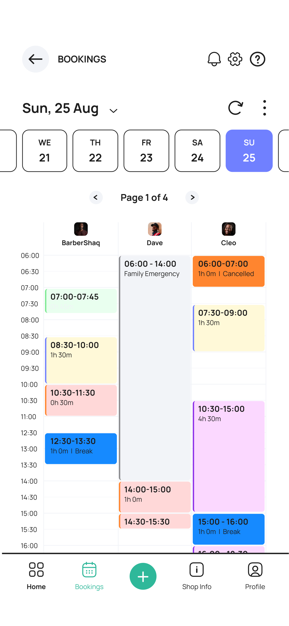 Styla calendar view